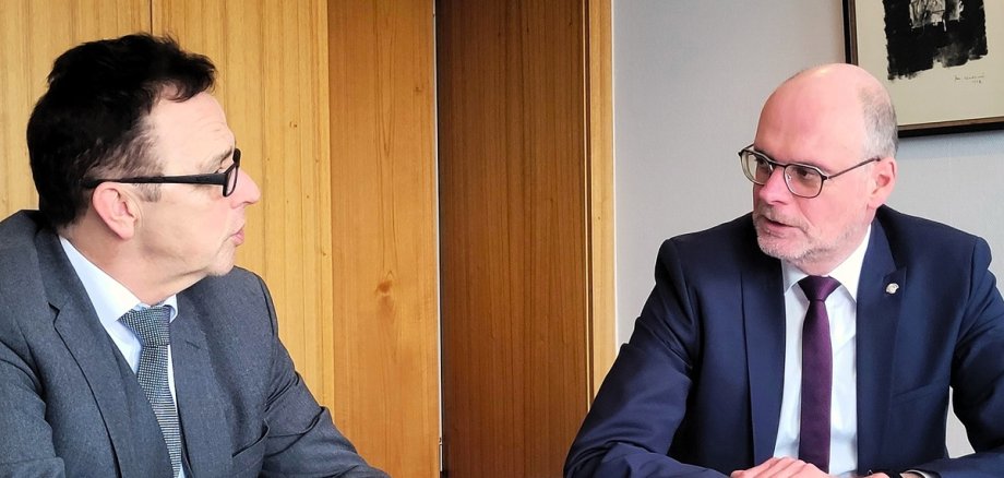 Präsident Landscheidt und Hauptgeschäftsführer Christof Sommer im Interview