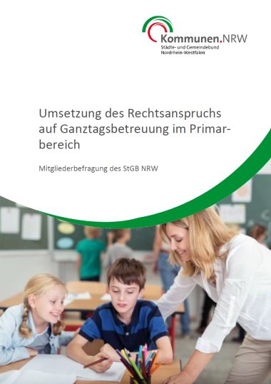 StGB-NRW Umfrage zur Umsetzung des OGS-Rechtsanspruchs StGB-NRW Umfrage zur Umsetzung des OGS-Rechtsanspruchs